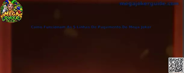 Diagrama das 5 Linhas de Pagamento do Caça-Níquel Mega Joker