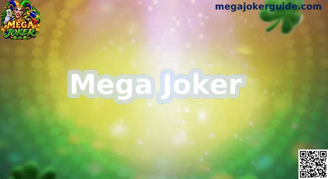 Ilustração do caça-níquel Mega Joker em estilo retrô