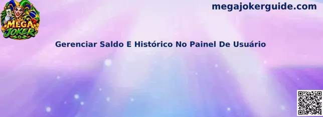 Gerenciar Saldo e Histórico